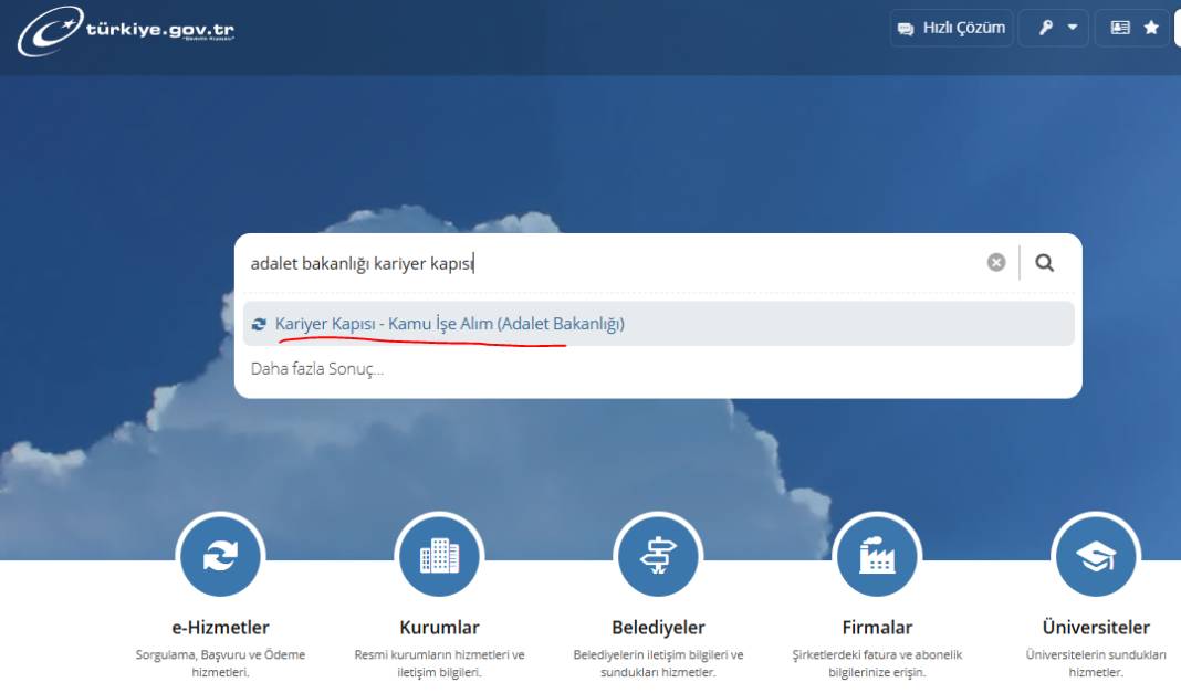 Adalet Bakanlığı 1500 zabıt katibi alımı adım adım başvuru anlatımı 3